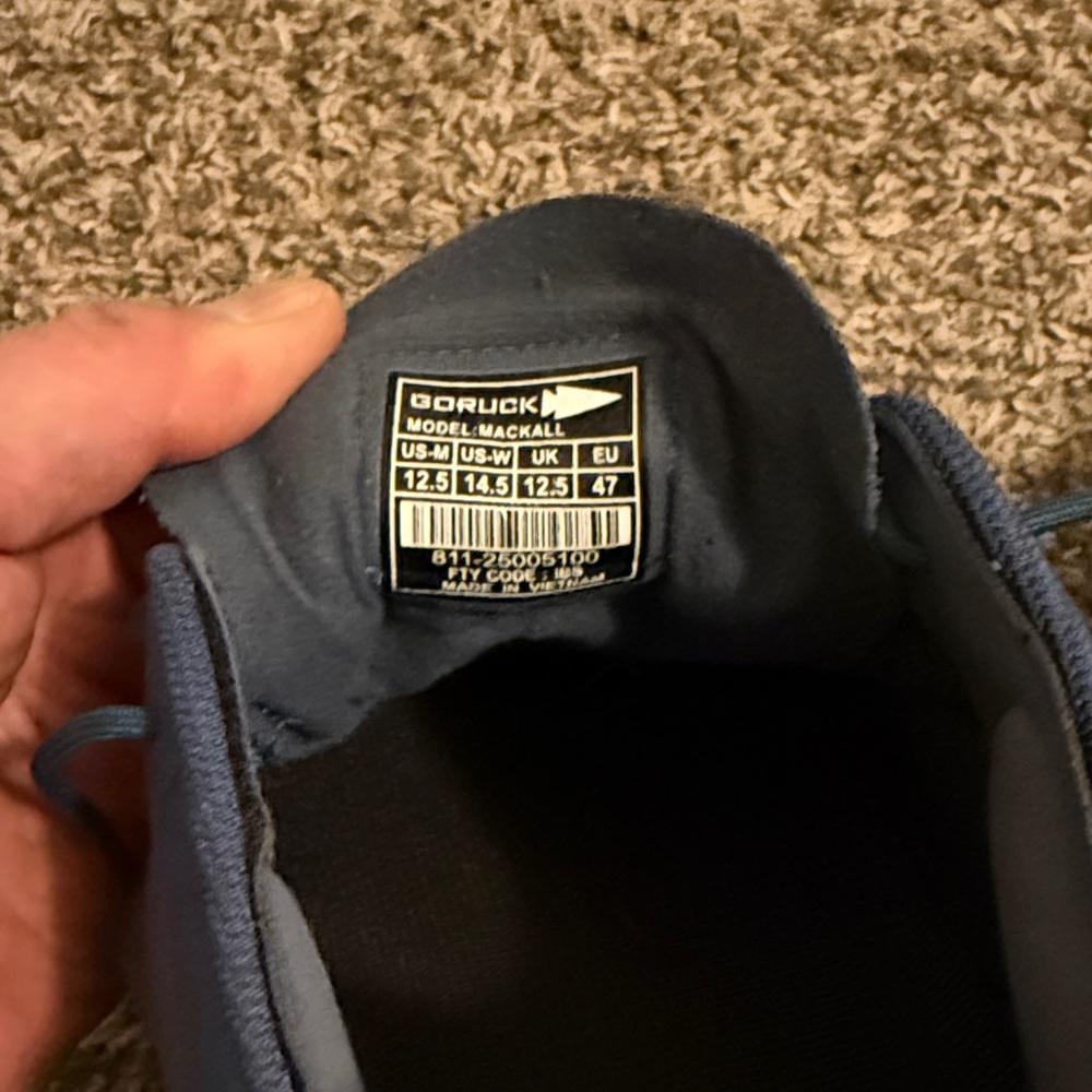 GORUCK Men's Navy Athletic Shoes - Picture 3 of 4